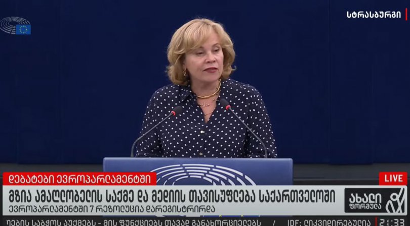იუკნევიჩიენე: საჭიროა სანქციები რეჟიმზე, მხოლოდ არჩევნები დაუბრუნებს ხალხს ქვეყანას